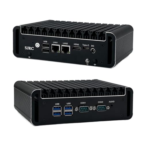 SJRC Fanless Mini PC Celeron N5105, Win 11 Pro Industrial Computer with Dual COM RS232, 2X i225V 2.5GbE LAN Micro Desktop Computer with 16GB RAM 1TB SSD, HD, Type-C, WiFi5/BT4.2 SJRC Fanless Mini PC Celeron N5105, Win 11 Pro Industrial Computer with Dual COM RS232, 2X i225V 2.5GbE LAN Micro Desktop Computer with 16GB RAM 1TB SSD, HD, Type-C, WiFi5/BT4.2 von SJRC