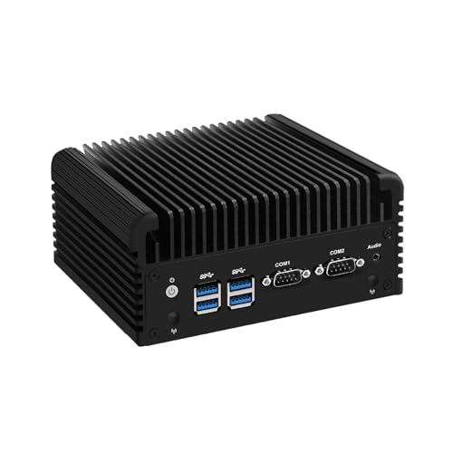 SJRC Fanless Mini PC Core i5 5200U, Micro Firewall Appliance 2X 2.5GbE LAN, 8GB RAM 512GB SSD, 2X RS232 COM Industrial Computer Dual 4K Display, VGA, WiFi/BT, SIM Slot, Win 11 Pro SJRC Fanless Mini PC Core i5 5200U, Micro Firewall Appliance 2X 2.5GbE LAN, 8GB RAM 512GB SSD, 2X RS232 COM Industrial Computer Dual 4K Display, VGA, WiFi/BT, SIM Slot, Win 11 Pro von SJRC