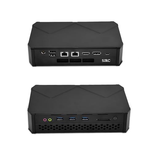 SJRC Gaming Mini PC mit Ryzen 7 7940HS, 2 x i225V 2.5GB LAN, Barebone NO RAM/SSD/System, Micro Desktop Computer HD+DP+USB-C Triple 4K Display, WiFi6 + BT5.2, SD Card SJRC Gaming Mini PC mit Ryzen 7 7940HS, 2 x i225V 2.5GB LAN, Barebone NO RAM/SSD/System, Micro Desktop Computer HD+DP+USB-C Triple 4K Display, WiFi6 + BT5.2, SD Card von SJRC