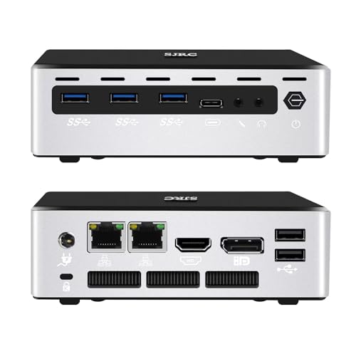 SJRC Mini Gaming PC 2 x RJ45 Gigabit LAN, Core Ultra 7 155U Desktop Office Appliance, OPNsense/Linux Micro PC, Triple Display, DDR5 32GB RAM 512GB SSD, WiFi6 + BT5.2 SJRC Mini Gaming PC 2 x RJ45 Gigabit LAN, Core Ultra 7 155U Desktop Office Appliance, OPNsense/Linux Micro PC, Triple Display, DDR5 32GB RAM 512GB SSD, WiFi6 + BT5.2 von SJRC