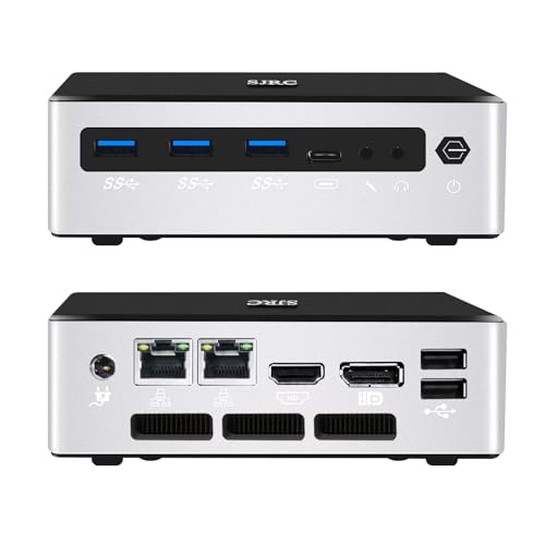 SJRC Mini Gaming PC Win 11 Pro, 13th Gen Core i5 1340P mit Iris Xe-Grafik Micro Desktop Computer, DDR5 16 GB RAM 256 GB NVME SSD Kleiner Büro PC, 4K Triple Display, WiFi6 BT5.2 Type-C SJRC Mini Gaming PC Win 11 Pro, 13th Gen Core i5 1340P mit Iris Xe-Grafik Micro Desktop Computer, DDR5 16 GB RAM 256 GB NVME SSD Kleiner Büro PC, 4K Triple Display, WiFi6 BT5.2 Type-C von SJRC