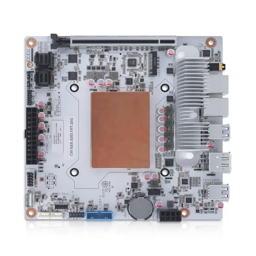 SJRC NAS Motherboard 8 Bay with Dual 10 GbE RJ45 LAN, Ryzen 7 8845HS Mini ITX Mainboard with 2xM.2 NVMe PCIe4.0 x4 NAS Board, PCIe x16 Slot, USB4 40Gbps, Barebone NO RAM NO SSD SJRC NAS Motherboard 8 Bay with Dual 10 GbE RJ45 LAN, Ryzen 7 8845HS Mini ITX Mainboard with 2xM.2 NVMe PCIe4.0 x4 NAS Board, PCIe x16 Slot, USB4 40Gbps, Barebone NO RAM NO SSD von SJRC