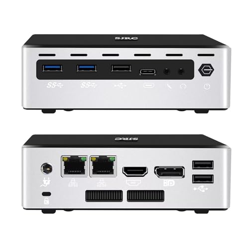 SJRC Office Mini PC N150, Micro Desktop Computer 2 x i226V 2.5GbE LAN, Barebone NO RAM/SSD/OS, HD2.0 + DP2.1 + USB-C Triple Display, Support Win/Linux, WiFi6 + BT5.2 SJRC Office Mini PC N150, Micro Desktop Computer 2 x i226V 2.5GbE LAN, Barebone NO RAM/SSD/OS, HD2.0 + DP2.1 + USB-C Triple Display, Support Win/Linux, WiFi6 + BT5.2 von SJRC