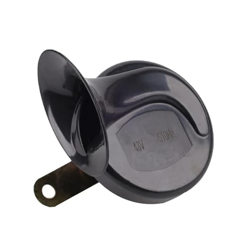 SJSJJAH 12V 48V Super Laut Motorrad Wasserdichte Schnecke Horn Sound Monophonic Roller Motorrad Zubehör Elektrische Moped Horn Sirene(48V) von SJSJJAH