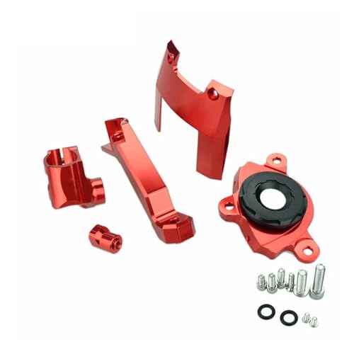 SJSJJAH 2017-2019 motorrad Einstellbare Lenkung Stabilisieren Dämpfer Montieren Unterstützung for z 1000 Z1000 Z 1000 dämpfung halterung(Red) von SJSJJAH
