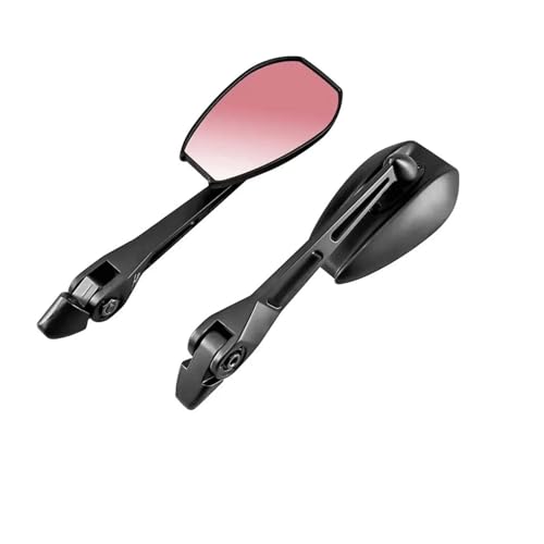 SJSJJAH 6 mm CNC-Universal-Rückspiegel for Motorräder(PURPLE) von SJSJJAH