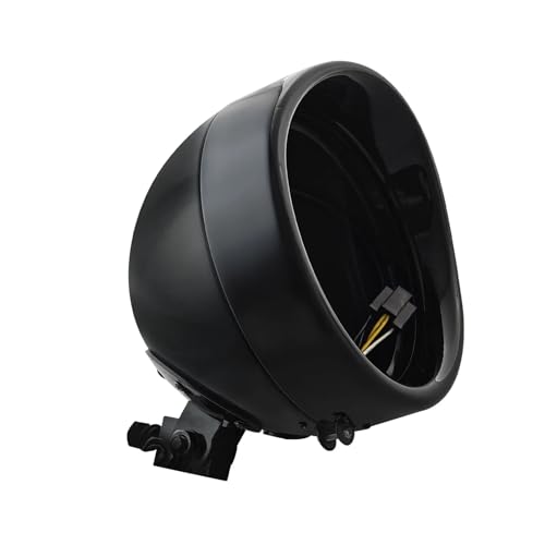 SJSJJAH 7" Motorrad-Scheinwerfergehäuse 1986-2014 Nur Halterungsgehäuse(1063-Glossy Black) von SJSJJAH