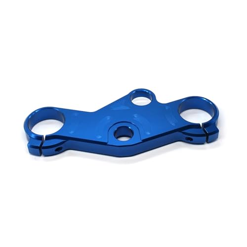 SJSJJAH Aluminium Front Tieferlegungs Ende Ober Top Triple Tree Clamp for GSXR 600/750 2001-2003 2001 2002 2003(Blue) von SJSJJAH