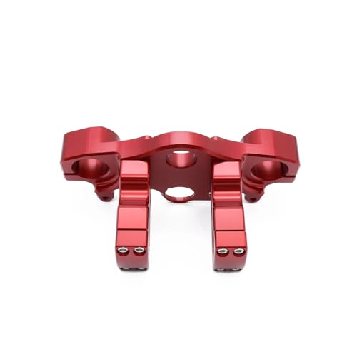 SJSJJAH Aluminium Motorrad CNC Tieferlegungs Gabelbrücke Frontend Obere Top Clamp for CRF110 CRF125F CFR125FB 2019-2024(Red) von SJSJJAH
