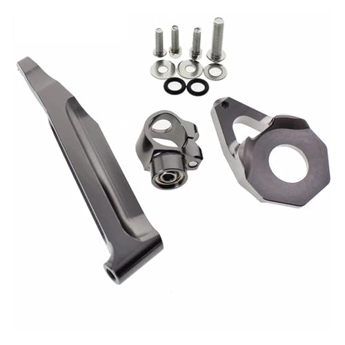 SJSJJAH Aluminium Motorrad Lenkungsdämpfer Stabilisator Montage Halter Halterung Set for CBR 600 RR 2005 2006 / CBR600RR 05 06(GRAY) von SJSJJAH