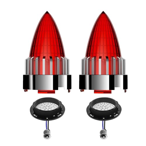 SJSJJAH Bullet Blinker Überschall-Kontrollleuchte(Red With LED) von SJSJJAH