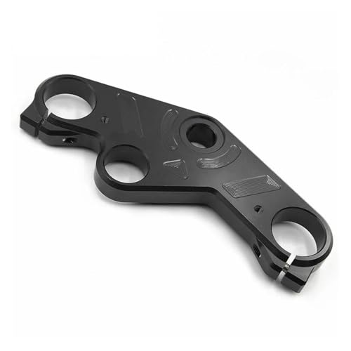 SJSJJAH CNC Motorrad Gabel Triple Tree Oberen Brücke Top Clamp for YZF R25 R3 YZF-R3 YZF-R25 2014-2018(Black) von SJSJJAH