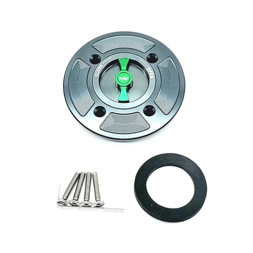 SJSJJAH CNC-Tankdeckelabdeckung for 650 900 z400 650 400 verss-x 300 1000 klz1000dkf(Gray and Green) von SJSJJAH