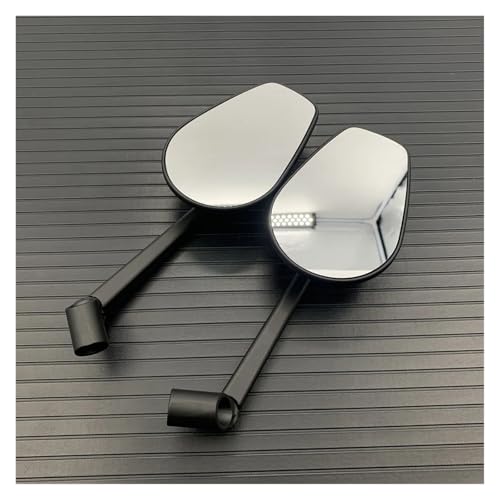 SJSJJAH Echte Carbonfaser-Motorradspiegel, Roller, E-Bike, Rückspiegel, Elektromobil, Rückseite, konvexer Spiegel, 8 mm, 10 mm(B) von SJSJJAH