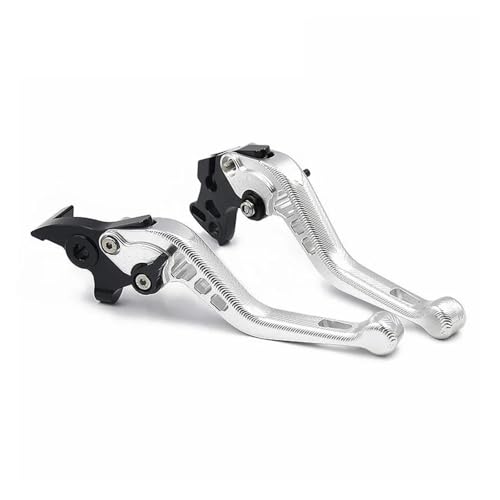 SJSJJAH Einstellbarer Motorrad-Bremskupplungshebel for R1 2009-2014(Silver-Short) von SJSJJAH