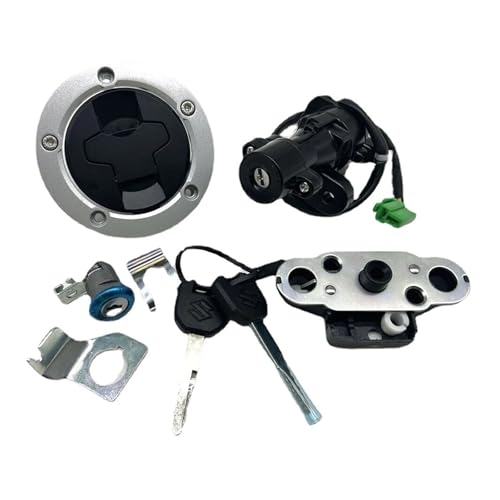 SJSJJAH Fit for GSX250R 2018-2022 Kraftstoff Gas Kappe Zündung Schalter Sitz Lock Set SJSJJAH Fit for GSX250R 2018-2022 Kraftstoff Gas Kappe Zündung Schalter Sitz Lock Set von SJSJJAH