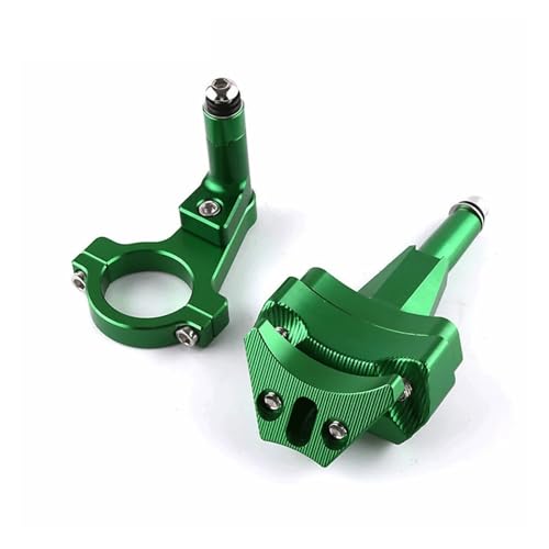 SJSJJAH For 400 CNC Motorräder Lenkung Stabilisieren Dämpfer Halterung Montieren Unterstützung Halter Kit Set(Green) von SJSJJAH