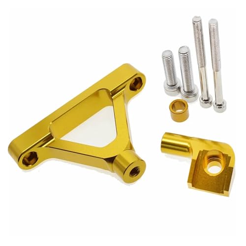 SJSJJAH For 6R -6R 6R 2007 2008 Motorrad Stabilisator Lenkung Dämpfer Montage Halterung Unterstützung Kit(Gold) von SJSJJAH