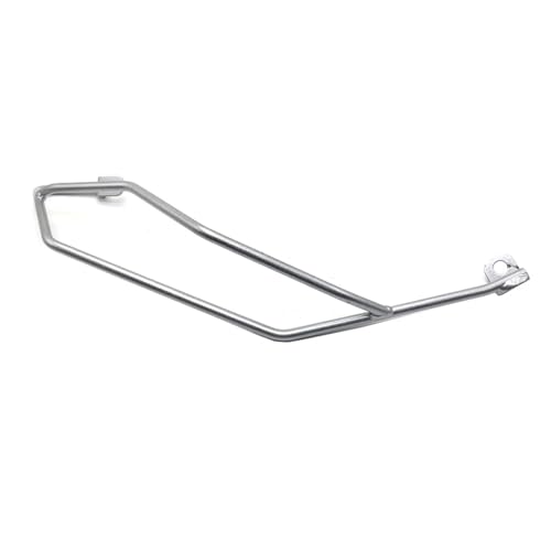 SJSJJAH For CB500X 2019 2020 2021 2022 2023 Carbon Stahl Motorrad Auspuffrohr Schalldämpfer Rahmen Schutz Crash Bar Protector Stoßstange(Silver) von SJSJJAH