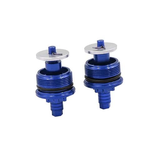 SJSJJAH For CBR150/CBF150 250 CNC-Motorradgewinde, vorgespannte, einstellbare Gabelkappenschrauben, passend for 31-mm-Gabeln(Blue) von SJSJJAH