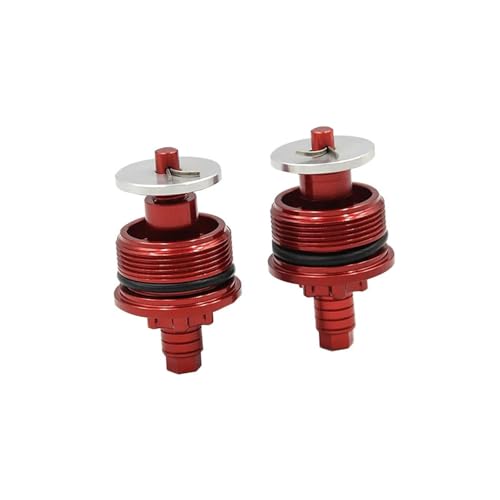 SJSJJAH For CBR150/CBF150 250 CNC-Motorradgewinde, vorgespannte, einstellbare Gabelkappenschrauben, passend for 31-mm-Gabeln(Red) von SJSJJAH