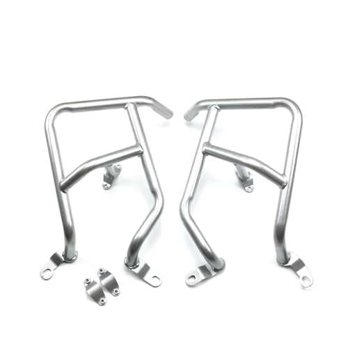 SJSJJAH For NC750X 2021-2023 Motorrad Motor Schutz Crash Bar Protector(Silver) von SJSJJAH