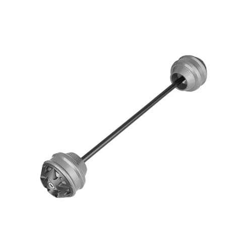 SJSJJAH For XADV750 XADV X-ADV 750 2017-2020 Vorne Hinten Rad Protector Achse Gabel Crash Slider(Front wheel titanium) von SJSJJAH