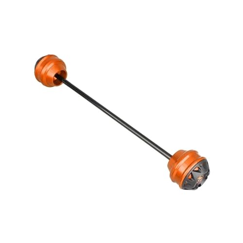 SJSJJAH For XADV750 XADV X-ADV 750 2017-2020 Vorne Hinten Rad Protector Achse Gabel Crash Slider(Rear wheel orange) von SJSJJAH