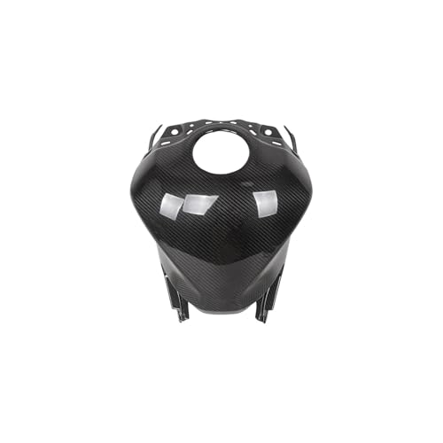 SJSJJAH For YZF R3 2022 2023 Real Carbon Fiber Kraftstoff Tank Schutz Abdeckung Schutz Motorrad Verkleidung Zubehör Teile(Gloss Twill) von SJSJJAH