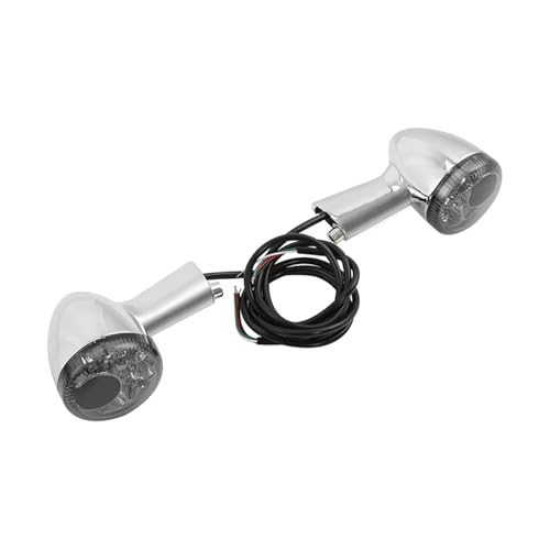 SJSJJAH Hinten Blinker Indikatoren Led-leuchten for Sportster 883 Eisen XL1200 1992-UP Motorrad Blinker 15 16 17(Yellow) von SJSJJAH