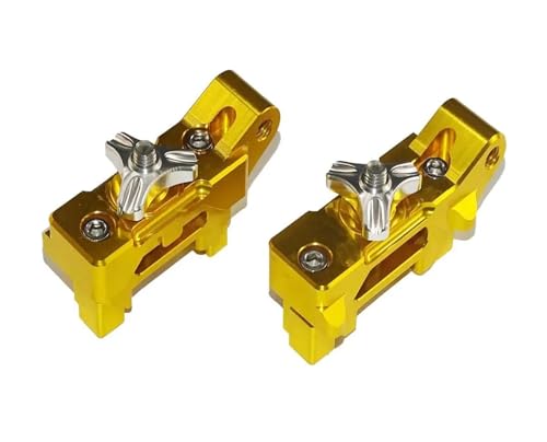 SJSJJAH Hinterrad-Kettenspanner-Adapter-Kit for FZ07 FZ-07 MT-07 Moto Cage XSR700 2014 2015 2016 2017 2018 2019 2020(Gold) von SJSJJAH