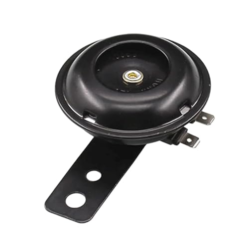 SJSJJAH Hochwertiger praktischer stabiler Ebike-Elektrohupenlenker Wasserdicht 12V 48V 60V Schwarz Kit Durchdringender Klang(48V) von SJSJJAH