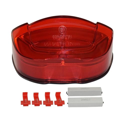 SJSJJAH Integriertes LED-Blinker-Rücklicht, Rücklicht, Bremslicht for CB125R, CB250R, CB300R, CB650R, CBR650R 2018–2023(Red) von SJSJJAH