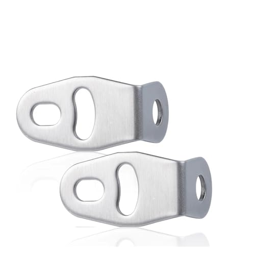 SJSJJAH L-Stil Motorrad-Lichthalterung aus Edelstahl for Zusatzscheinwerfer, Blinker, Spot-Lichthalterung, Moto-Zubehör(2PCS) von SJSJJAH