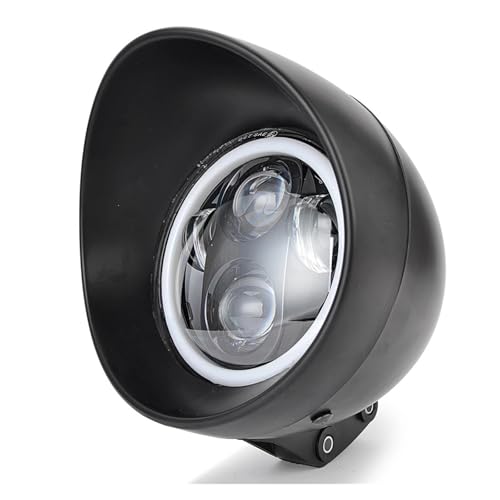 SJSJJAH LED 5,75 Zoll Bullet Motorradscheinwerfer for Chopper und Bobber Custom-Anwendungen(1) von SJSJJAH