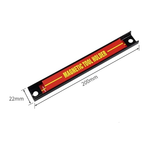 SJSJJAH Magnethalter, Metallmagnet, Werkzeug-Organizer, Stange, Wandhalterung, Lange Leiste, Garage, Werkstatt, Hardware-Aufbewahrungsregal for Werkbank-Werkzeuge von SJSJJAH