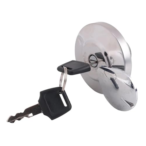 SJSJJAH Motorrad Aluminium Tankdeckel Mit 2 Schlüsseln Motorrad Gas Tank Abdeckung for Magna Shadow VLX VT 600 Rebel 250 von SJSJJAH