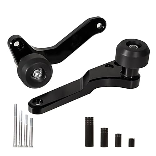 SJSJJAH Motorrad Anti Crash Verkleidung Schützen Abdeckung for 400 400 400 2018 2019 2020 Rahmen Slider Motor Schutz(Black) von SJSJJAH