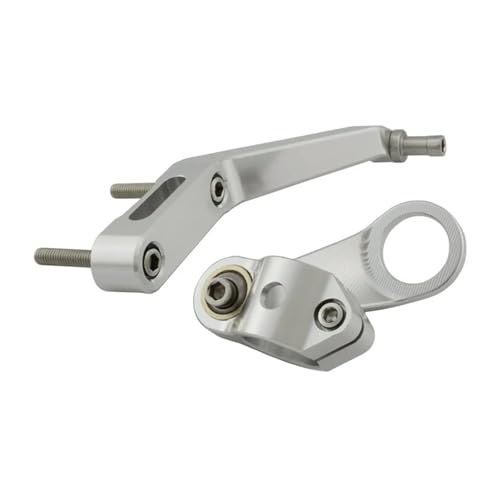 SJSJJAH Motorrad CNC Aluminium Lenkungsdämpfer Stabilisator Halterung for CBR954RR CBR 954 RR 2002 2003(Silver) von SJSJJAH