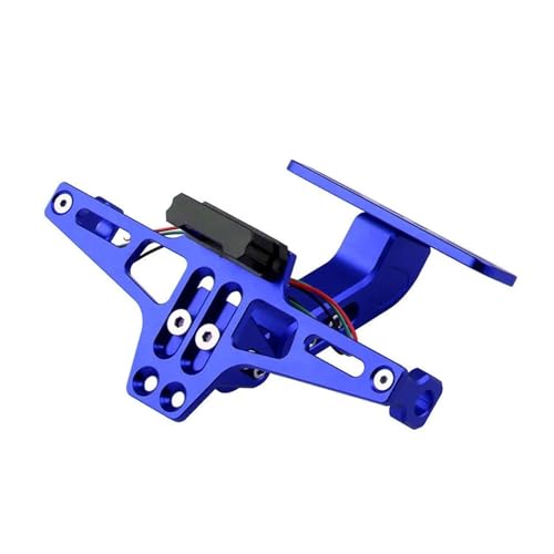 SJSJJAH Motorrad CNC-Kennzeichenhalter hinten passend for FZ1 FZ1N FZ1S FZ6 FZ6N FZ6R FZ6S FZ8 FAZER(Blue) von SJSJJAH