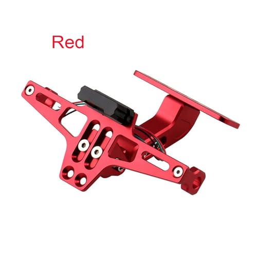 SJSJJAH Motorrad CNC-Kennzeichenhalter hinten passend for FZ1 FZ1N FZ1S FZ6 FZ6N FZ6R FZ6S FZ8 FAZER(Red) von SJSJJAH