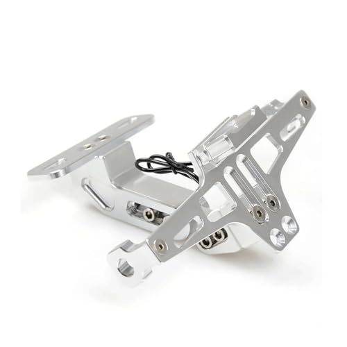 SJSJJAH Motorrad CNC-Kennzeichenhalter hinten passend for FZ1 FZ1N FZ1S FZ6 FZ6N FZ6R FZ6S FZ8 FAZER(Silver) von SJSJJAH