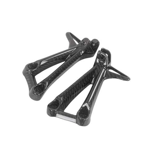 SJSJJAH Motorrad Carbon Fiber Ferse Platte Schutz Fußstütze Fußrasten Abdeckung for MT10 2020 2021 von SJSJJAH