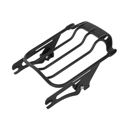 SJSJJAH Motorrad Doppel-Up Abnehmbare Gepäck Rack for Touring Road King Street Glide Electra Glide 2009-2024(C Black) von SJSJJAH