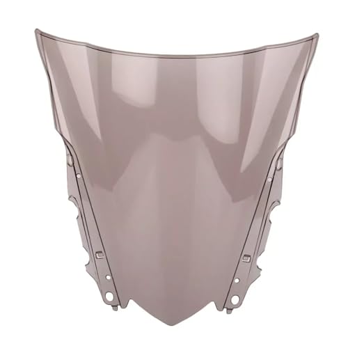 SJSJJAH Motorrad Double Bubble Windschutzscheibe ABS-Schild Passend for YZF-R25 2014-2016 YZF-R3 2015-2016(Tan) von SJSJJAH