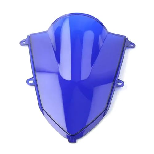 SJSJJAH Motorrad Double Bubble Windschutzscheibe Windschutzscheibe Bildschirm ABS Schild Fit for CBR500R CBR500RA 2019-2022(Blue) von SJSJJAH