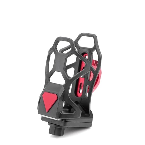 SJSJJAH Motorrad Fahrrad Getränkehalter CNC Aluminiumlegierung Getränkeflaschenhalter Motorradzubehör for CRF1100 für(1pc Red) von SJSJJAH
