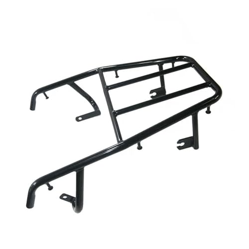 SJSJJAH Motorrad Fracht Regal Metall Hinten Fender Rack for TW200 TW 200 Reise Sattel Gepäck(Gloss silver) von SJSJJAH