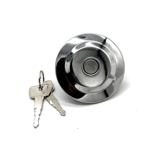 SJSJJAH Motorrad-Gas-Tankdeckel mit Schlüsseln for YBR125 YBR 125 YBR250 YBR 125CC 250CC Öltankabdeckung von SJSJJAH