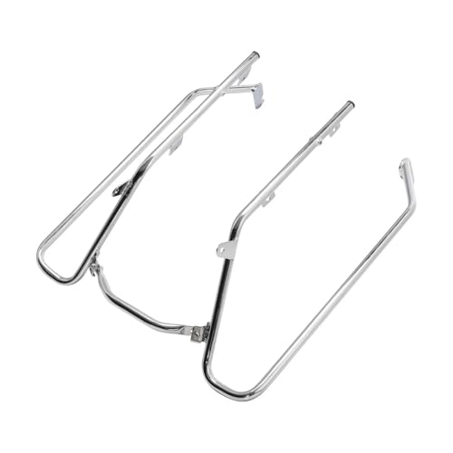 SJSJJAH Motorrad Harte Sattel Conversion Klammern for Softail Fat Boy Breakout 2018-2025(Chrome) von SJSJJAH
